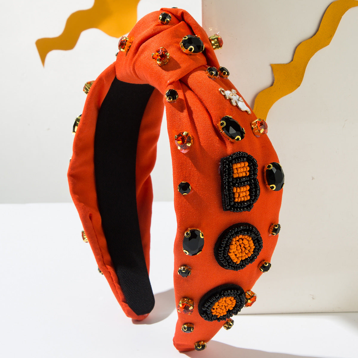 Wholesale Popular Halloween Ghost Accessories Rice Bead BOO Letter Dark Style Hair Accessories